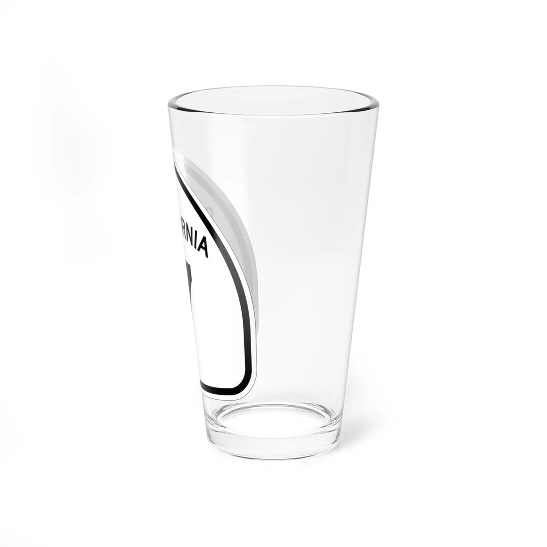California 7 1957 (California) (Road Sign) Pint Glass 16oz - Go Mug Yourself