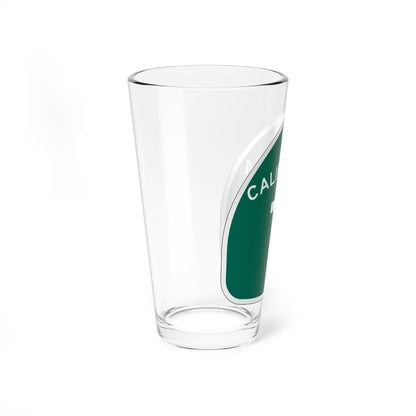 California 7 (California) (Road Sign) Pint Glass 16oz - Go Mug Yourself