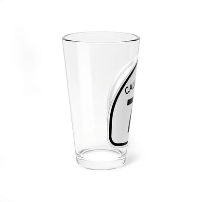 California 71 1957 (California) (Road Sign) Pint Glass 16oz - Go Mug Yourself