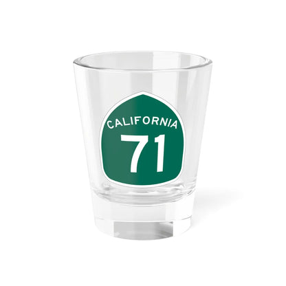 California 71 (California) (Road Sign) Shot Glass 1.5oz 1.5oz - Go Mug Yourself