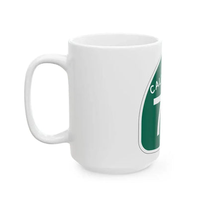 California 72 (California) (Road Sign) White Coffee Mug - Go Mug Yourself