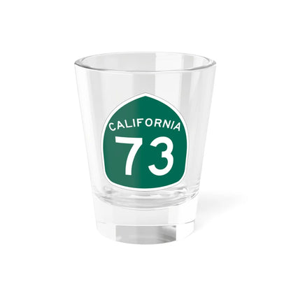 California 73 (California) (Road Sign) Shot Glass 1.5oz 1.5oz - Go Mug Yourself