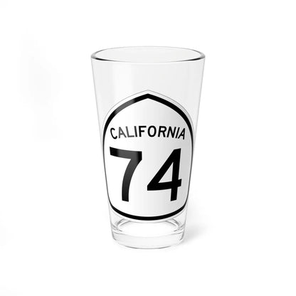 California 74 1957 (California) (Road Sign) Pint Glass 16oz 16oz - Go Mug Yourself