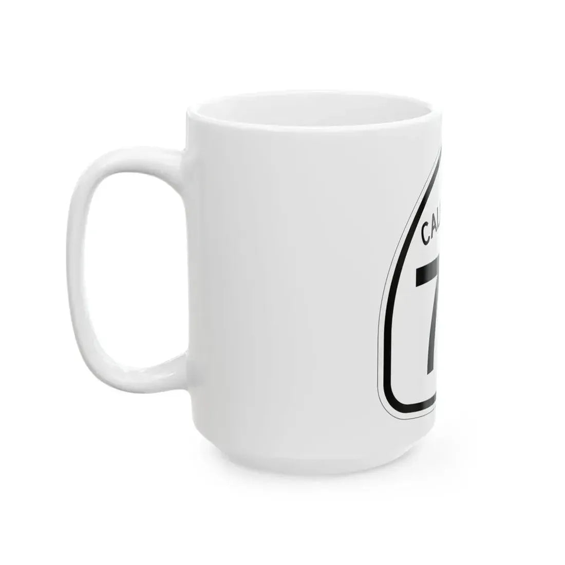 California 74 1957 (California) (Road Sign) White Coffee Mug - Go Mug Yourself