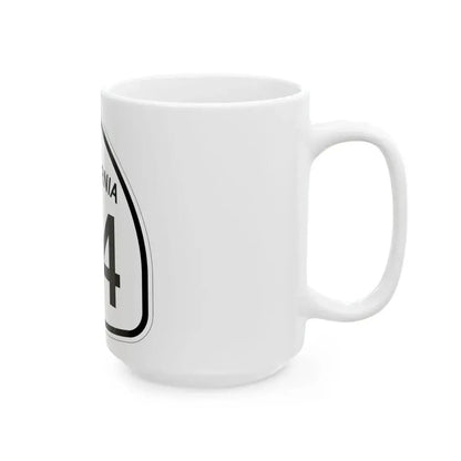 California 74 1957 (California) (Road Sign) White Coffee Mug - Go Mug Yourself