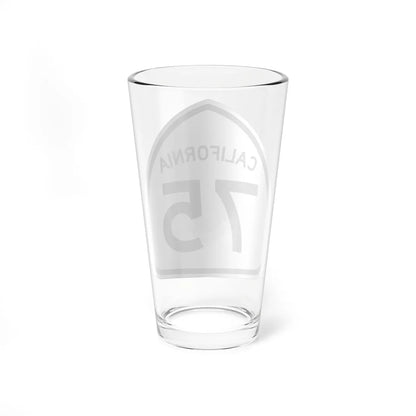 California 75 1957 (California) (Road Sign) Pint Glass 16oz - Go Mug Yourself