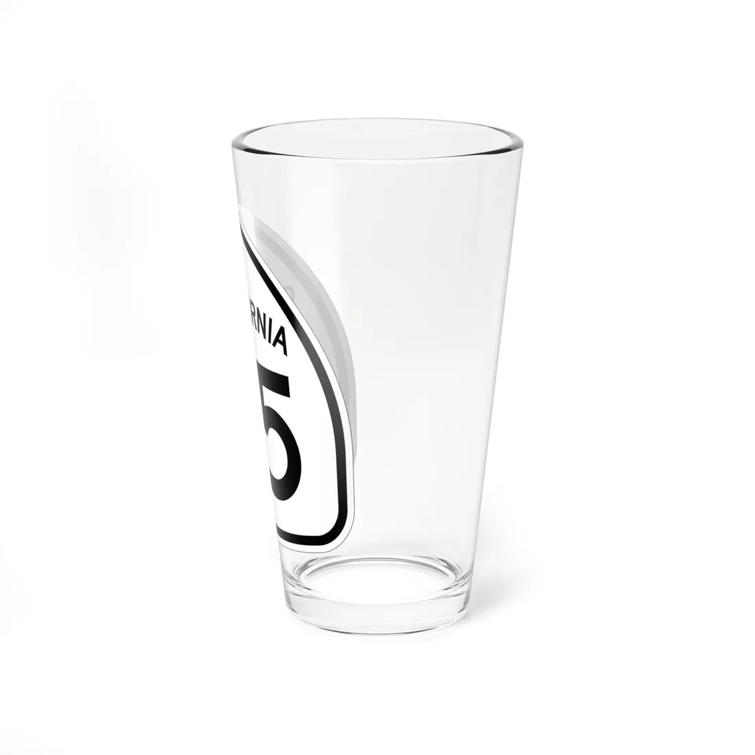 California 75 1957 (California) (Road Sign) Pint Glass 16oz - Go Mug Yourself