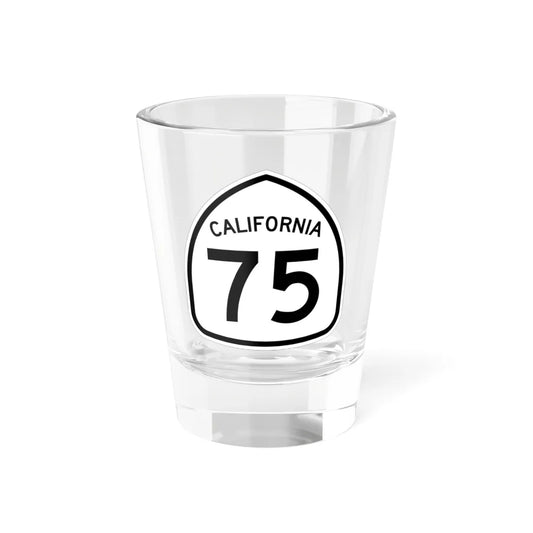 California 75 1957 (California) (Road Sign) Shot Glass 1.5oz 1.5oz - Go Mug Yourself