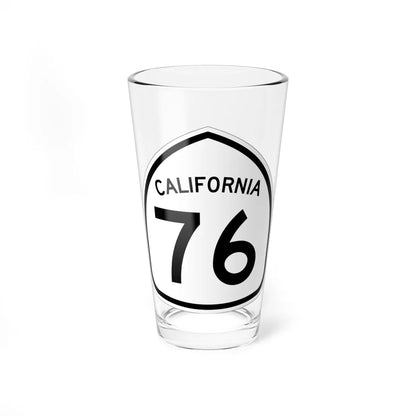 California 76 1957 (California) (Road Sign) Pint Glass 16oz 16oz - Go Mug Yourself
