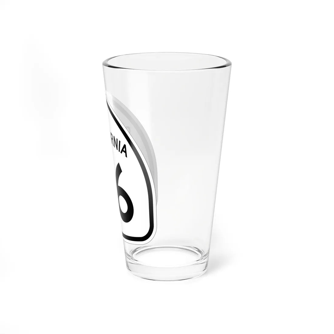 California 76 1957 (California) (Road Sign) Pint Glass 16oz - Go Mug Yourself