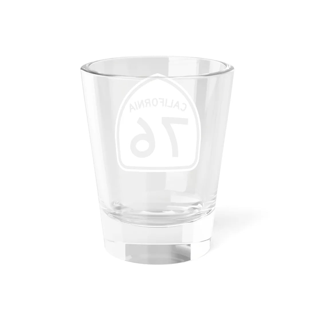 California 76 1957 (California) (Road Sign) Shot Glass 1.5oz - Go Mug Yourself