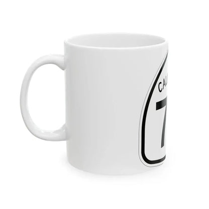 California 76 1957 (California) (Road Sign) White Coffee Mug - Go Mug Yourself