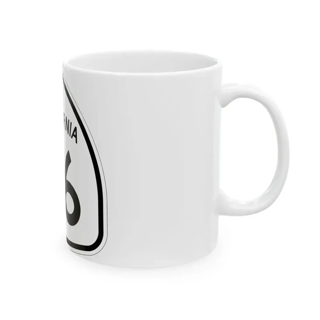 California 76 1957 (California) (Road Sign) White Coffee Mug - Go Mug Yourself