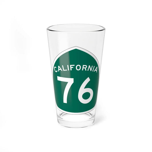 California 76 (California) (Road Sign) Pint Glass 16oz 16oz - Go Mug Yourself