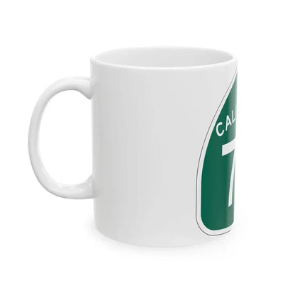 California 79 (California) (Road Sign) White Coffee Mug - Go Mug Yourself