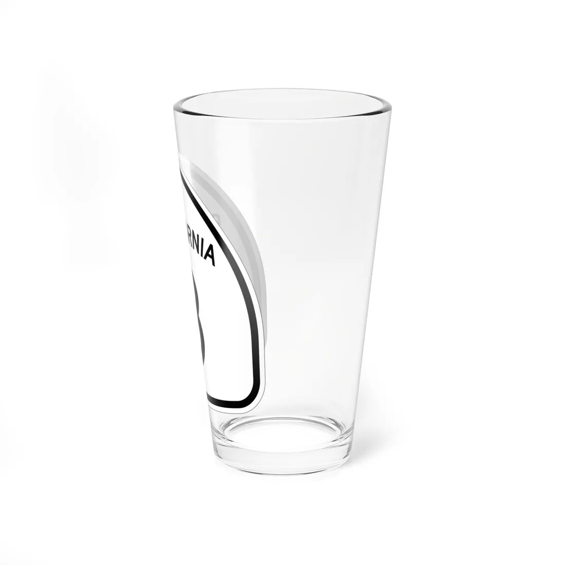 California 8 1957 (California) (Road Sign) Pint Glass 16oz - Go Mug Yourself