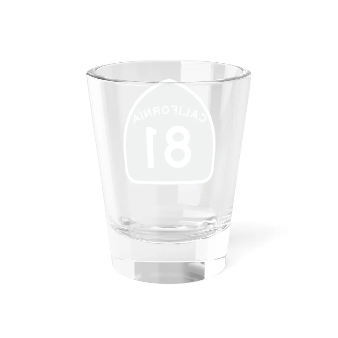 California 81 (California) (Road Sign) Shot Glass 1.5oz - Go Mug Yourself