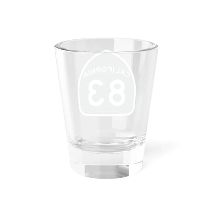 California 83 (California) (Road Sign) Shot Glass 1.5oz - Go Mug Yourself