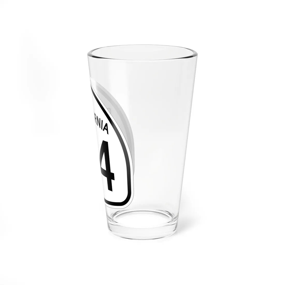 California 84 1957 (California) (Road Sign) Pint Glass 16oz - Go Mug Yourself