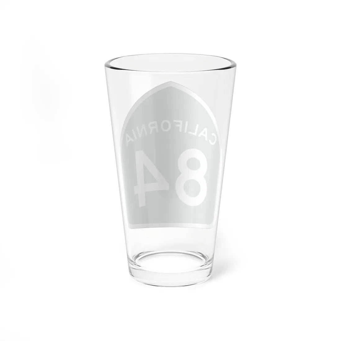 California 84 (California) (Road Sign) Pint Glass 16oz - Go Mug Yourself