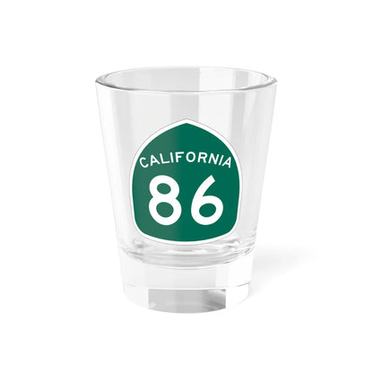 California 86 (California) (Road Sign) Shot Glass 1.5oz 1.5oz - Go Mug Yourself