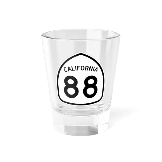 California 88 1957 (California) (Road Sign) Shot Glass 1.5oz 1.5oz - Go Mug Yourself