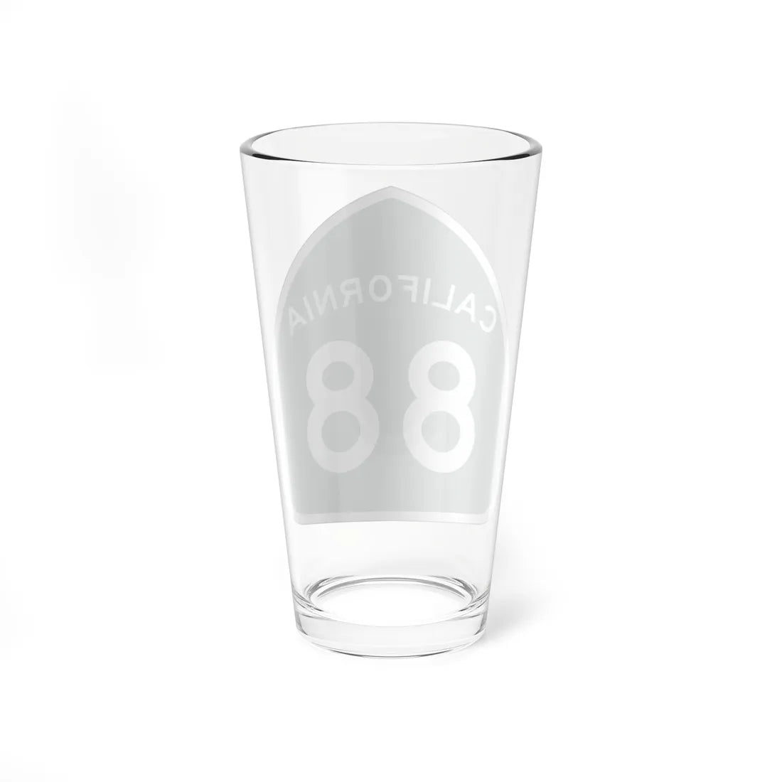 California 88 (California) (Road Sign) Pint Glass 16oz - Go Mug Yourself