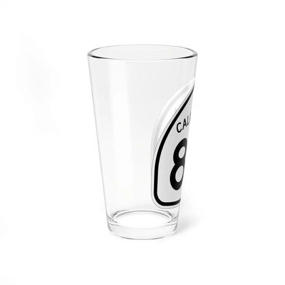California 89 1957 (California) (Road Sign) Pint Glass 16oz - Go Mug Yourself