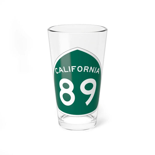 California 89 (California) (Road Sign) Pint Glass 16oz 16oz - Go Mug Yourself
