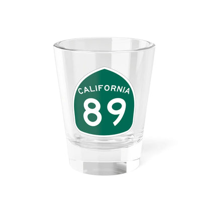 California 89 (California) (Road Sign) Shot Glass 1.5oz 1.5oz - Go Mug Yourself