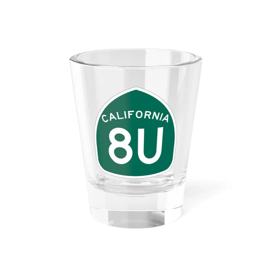 California 8U (California) (Road Sign) Shot Glass 1.5oz 1.5oz - Go Mug Yourself