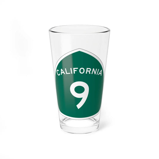 California 9 (California) (Road Sign) Pint Glass 16oz 16oz - Go Mug Yourself