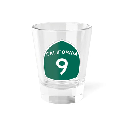 California 9 (California) (Road Sign) Shot Glass 1.5oz 1.5oz - Go Mug Yourself
