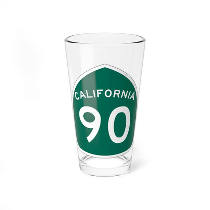 California 90 (California) (Road Sign) Pint Glass 16oz 16oz - Go Mug Yourself
