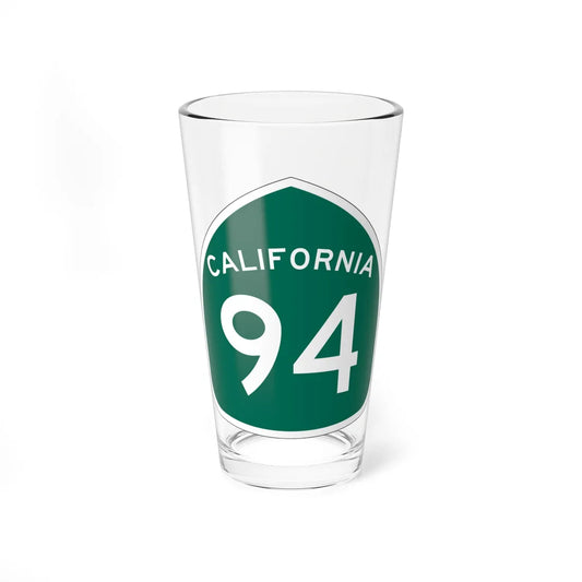 California 94 (California) (Road Sign) Pint Glass 16oz 16oz - Go Mug Yourself