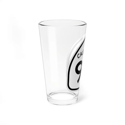 California 96 1957 (California) (Road Sign) Pint Glass 16oz - Go Mug Yourself