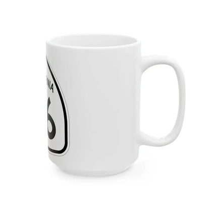 California 96 1957 (California) (Road Sign) White Coffee Mug - Go Mug Yourself