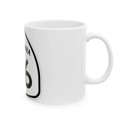 California 96 1957 (California) (Road Sign) White Coffee Mug - Go Mug Yourself