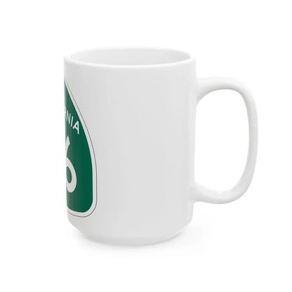 California 96 (California) (Road Sign) White Coffee Mug - Go Mug Yourself