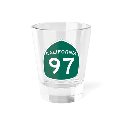 California 97 (California) (Road Sign) Shot Glass 1.5oz 1.5oz - Go Mug Yourself