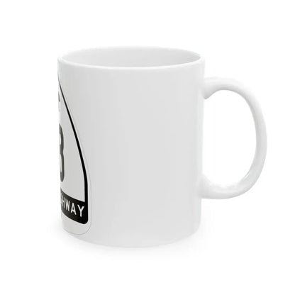 California 98 1934 S (California) (Road Sign) White Coffee Mug - Go Mug Yourself