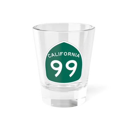 California 99 (California) (Road Sign) Shot Glass 1.5oz 1.5oz - Go Mug Yourself