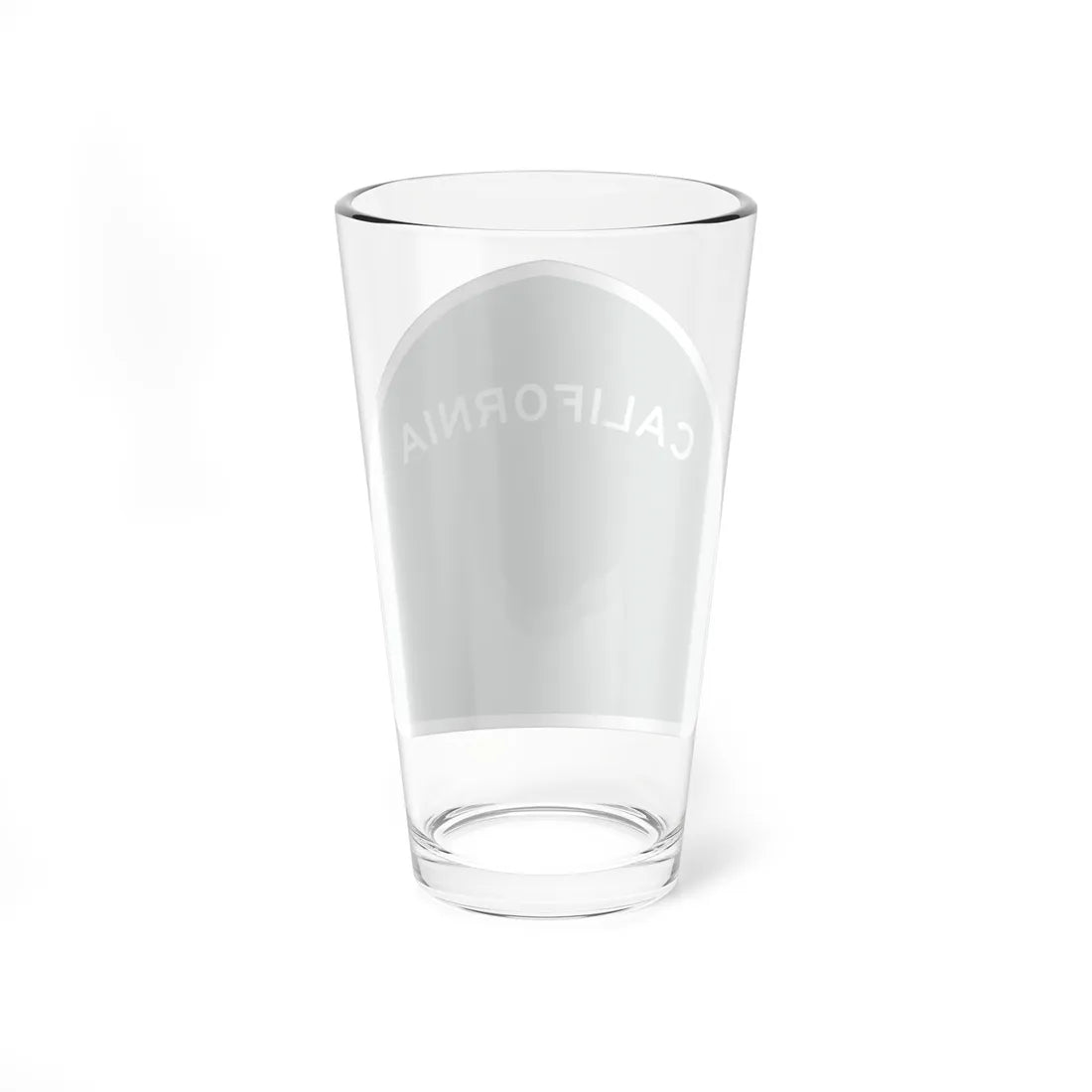 California blank wide (California) (Road Sign) Pint Glass 16oz - Go Mug Yourself