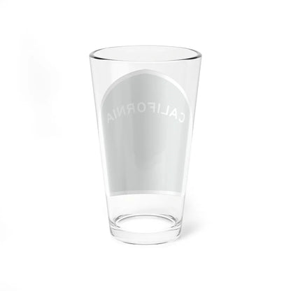 California blank wide (California) (Road Sign) Pint Glass 16oz - Go Mug Yourself