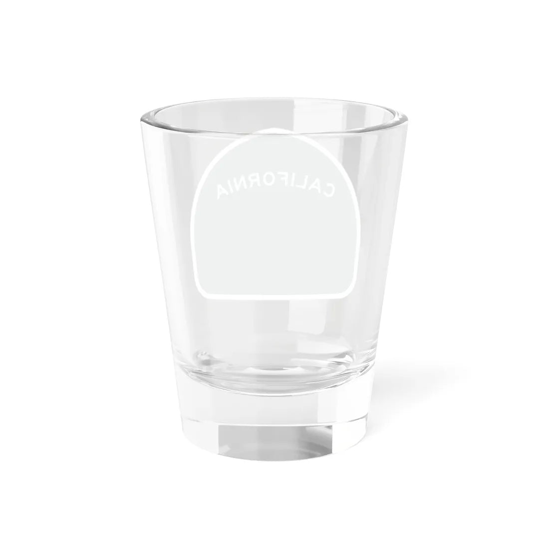California blank wide (California) (Road Sign) Shot Glass 1.5oz - Go Mug Yourself