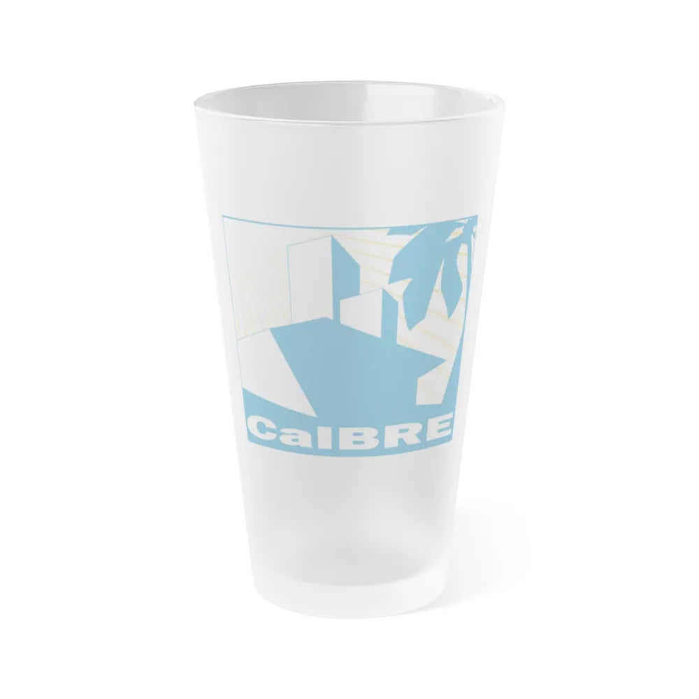 California Bureau of Real Estate - Frosted Pint Glass 16oz-16oz-Frosted-Go Mug Yourself