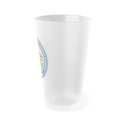 California Department of Housing and Community Development - Frosted Pint Glass 16oz - Go Mug Yourself