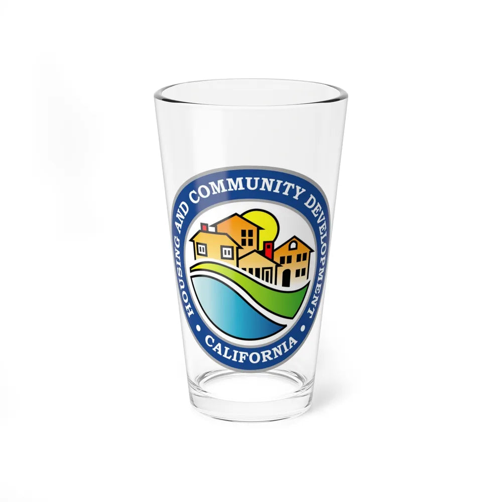 California Department of Housing and Community Development - Pint Glass 16oz-16oz-Go Mug Yourself