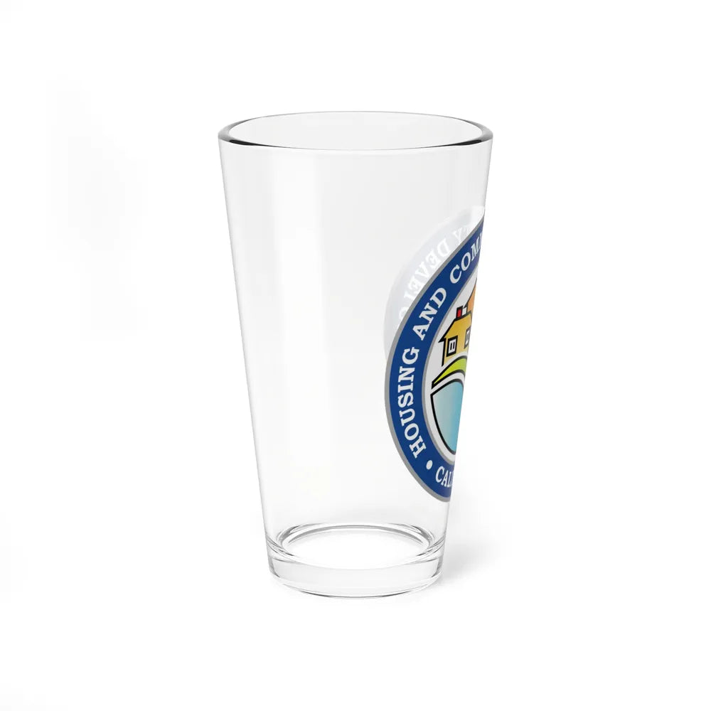 California Department of Housing and Community Development - Pint Glass 16oz-Go Mug Yourself