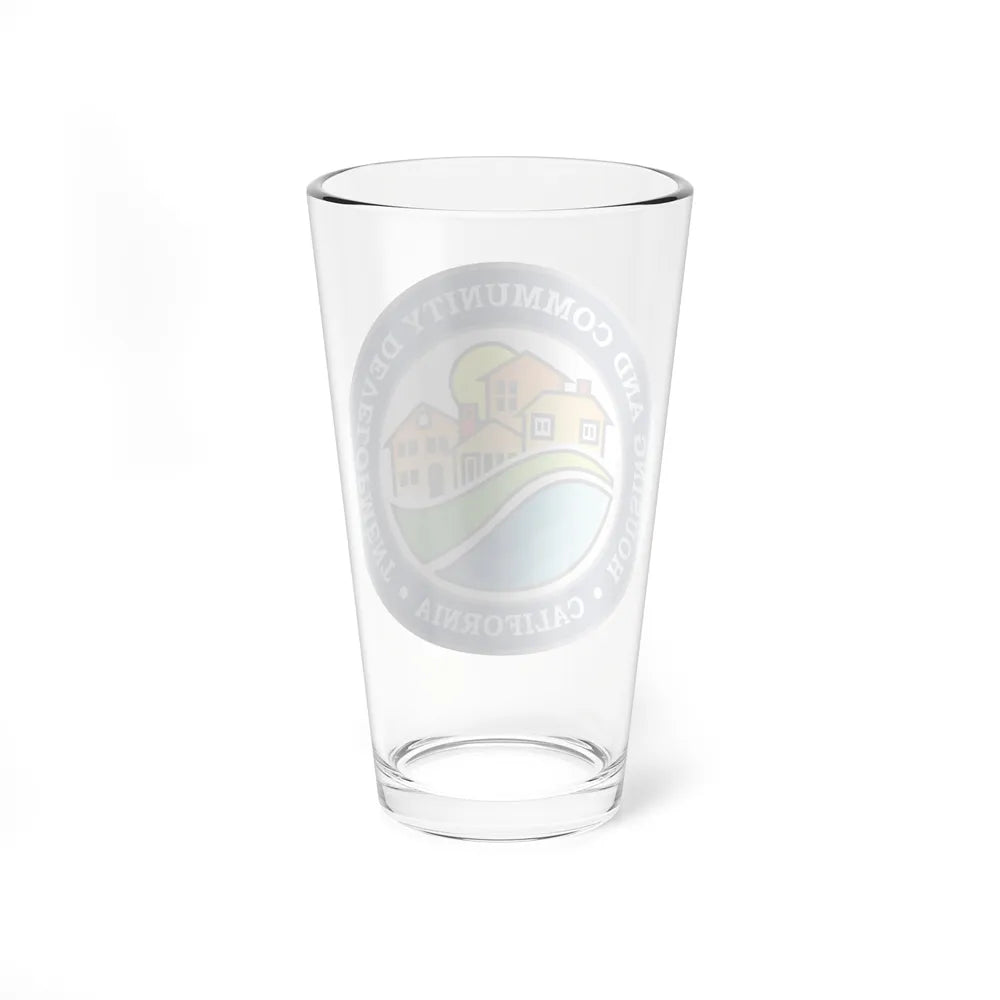 California Department of Housing and Community Development - Pint Glass 16oz-Go Mug Yourself